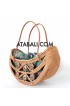 Ata rattan ethnic design with coconut wood